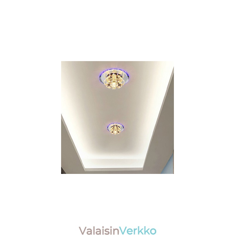 Crystal Ceiling Lamp Spotlight SMD 3W Creative Lamp imee kupuvaloa
