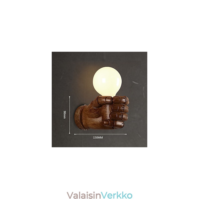 European Wall Creative Retro Fist Seinävalaisimet