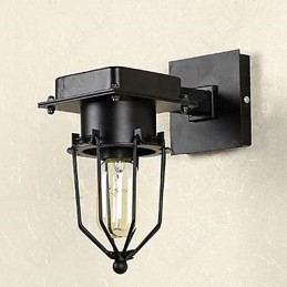 Loft Industrial Retro seinävalaisin yksipää
