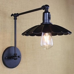 Makuuhuone vuodelamppu Hotellitekniikka Ravintola Retro Matta Musta vyö pitkävarsi Double Switch Wall