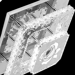 Uppoasennettava moderni nykyaikainen olohuone, lasten autotalli, metalli