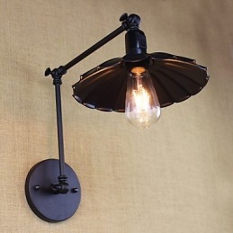Makuuhuone vuodelamppu Hotellitekniikka Ravintola Retro Matta Musta vyö pitkävarsi Double Switch Wall