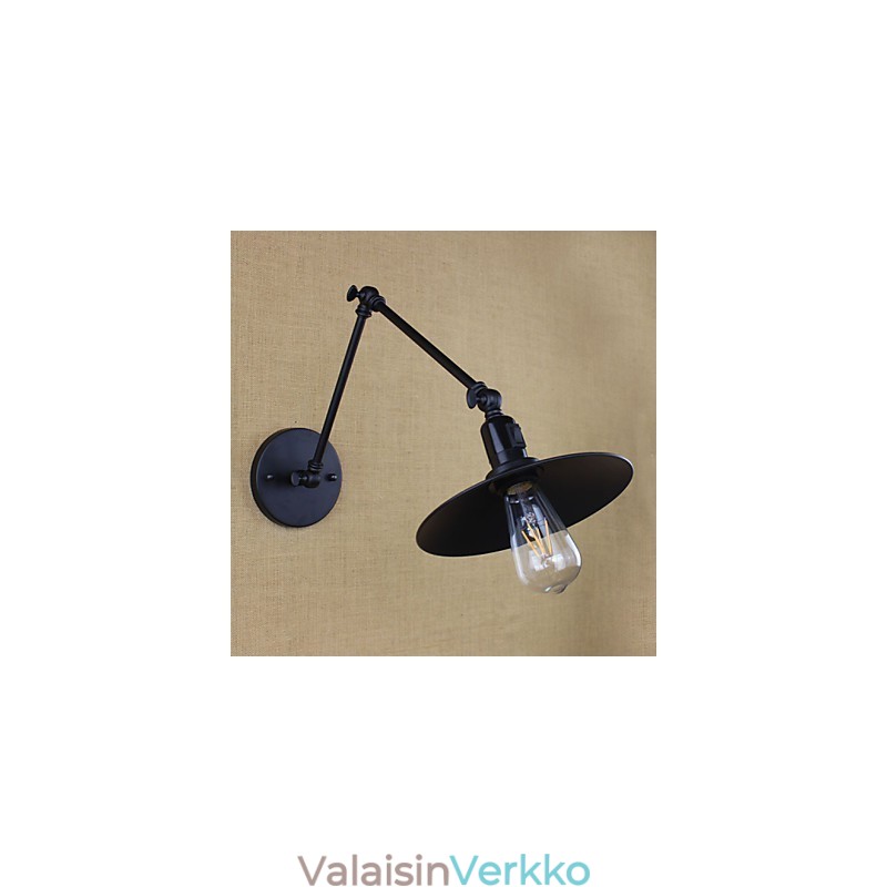 Retro mattamusta vyö pitkävartinen kaksoiskytkinseinä