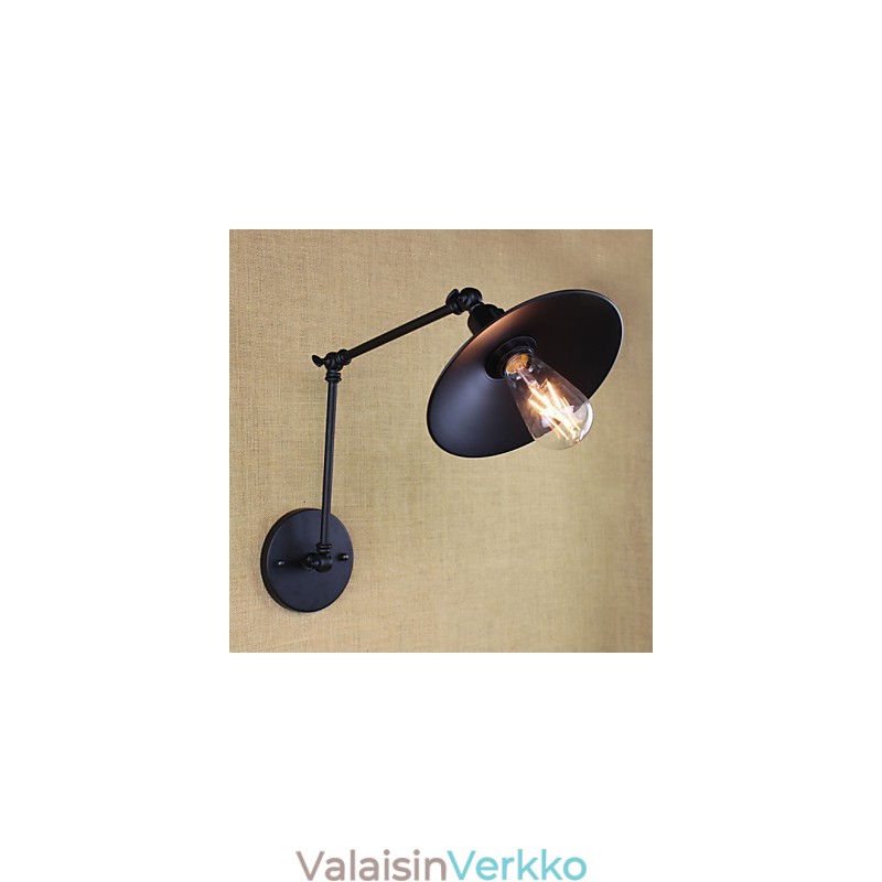 Retro mattamusta vyö pitkävartinen kaksoiskytkinseinä