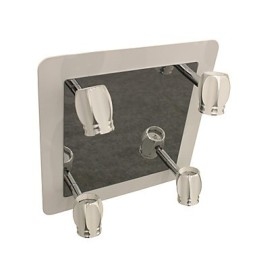 Modernit Chrome-seinävalot Kylpyhuoneen valaisimet 4 valolla