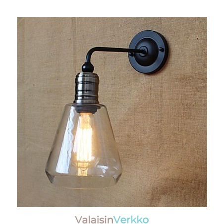 Välimerellinen amerikkalainen maalaistyylinen läpinäkyvä lasiseinävalaisin Välimerellinen amerikkalainen maalaistyylinen läpinäkyvä lasiseinävalaisin