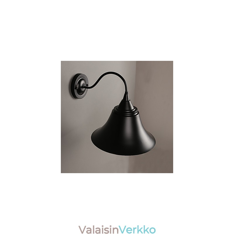 Suunnittelija Duds Loft Style Ancient Black Iron Cap seinävalaisin