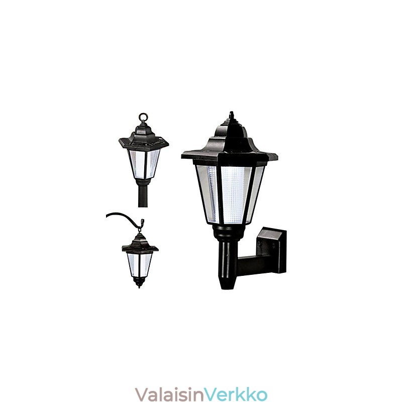 Aurinkovoiman seinävalaisin musta varjostin