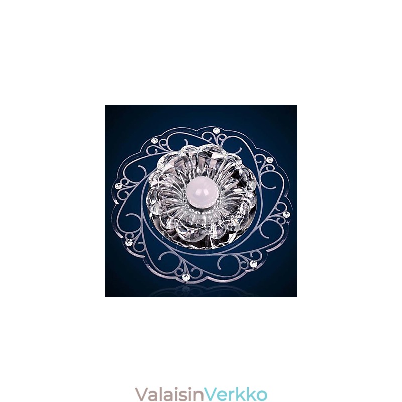 Crystal Kattovalaisin Spotlight SMD 3W Creative Lamp Tube Light Värikäs Väri Dome Light