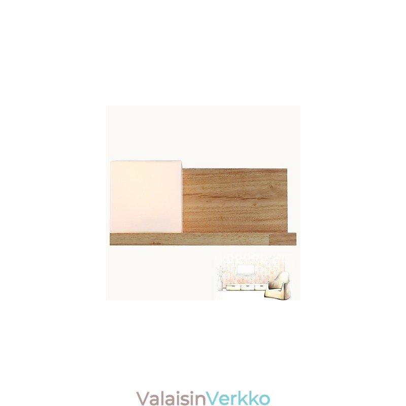 Seinävalaisin Yksi valo ja lasi