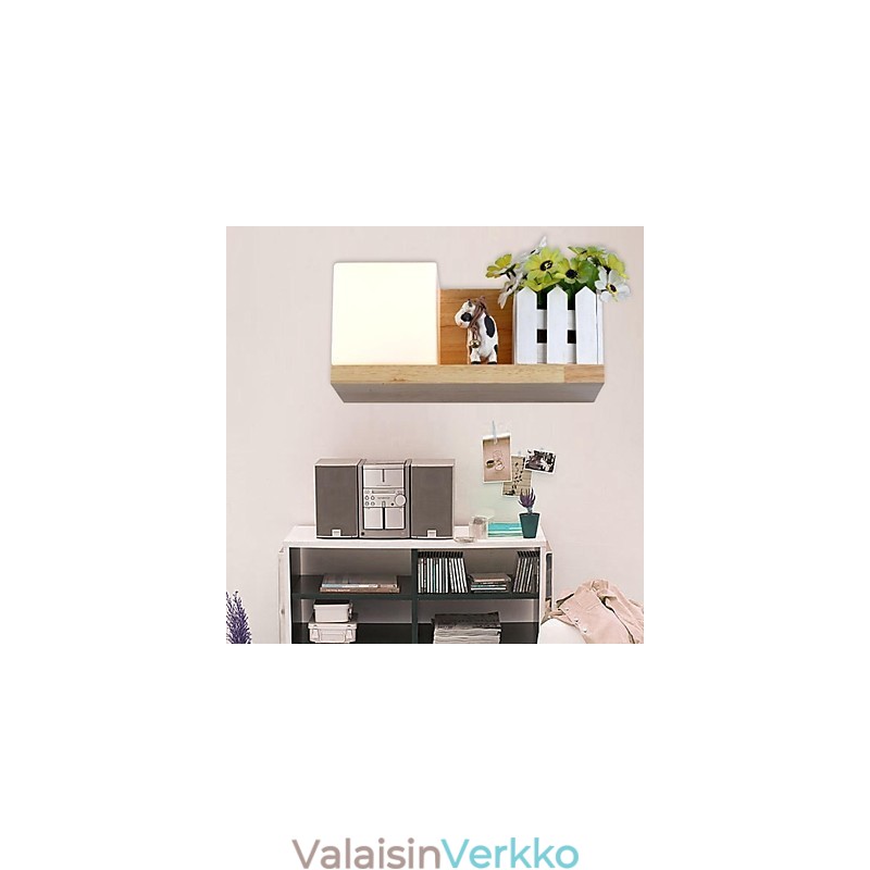 Seinävalaisin Yksi valo ja lasi