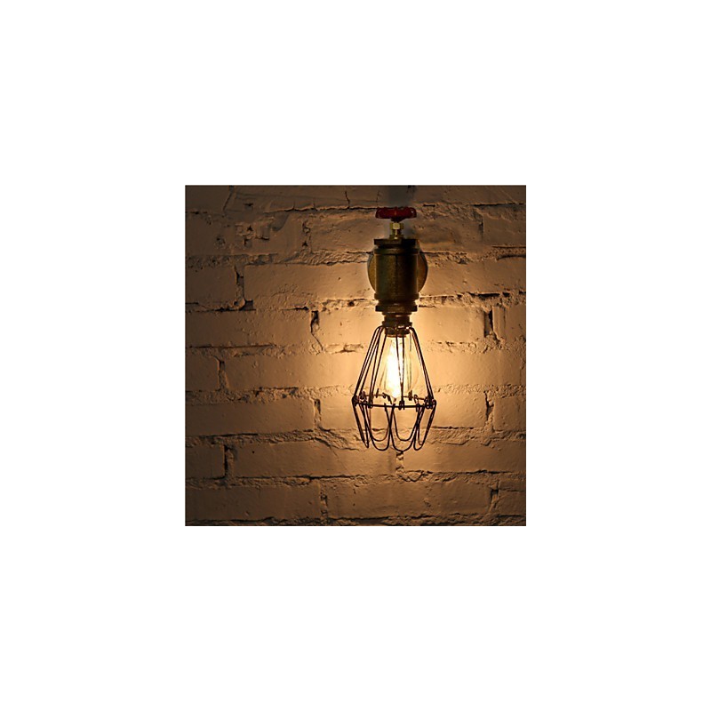 Vintage Industrial Water Pipe Seinävalaisimet Loft Edison Light baariravintolaan seinävalaisimet
