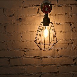 Vintage Industrial Water Pipe Seinävalaisimet Loft Edison Light baariravintolaan seinävalaisimet