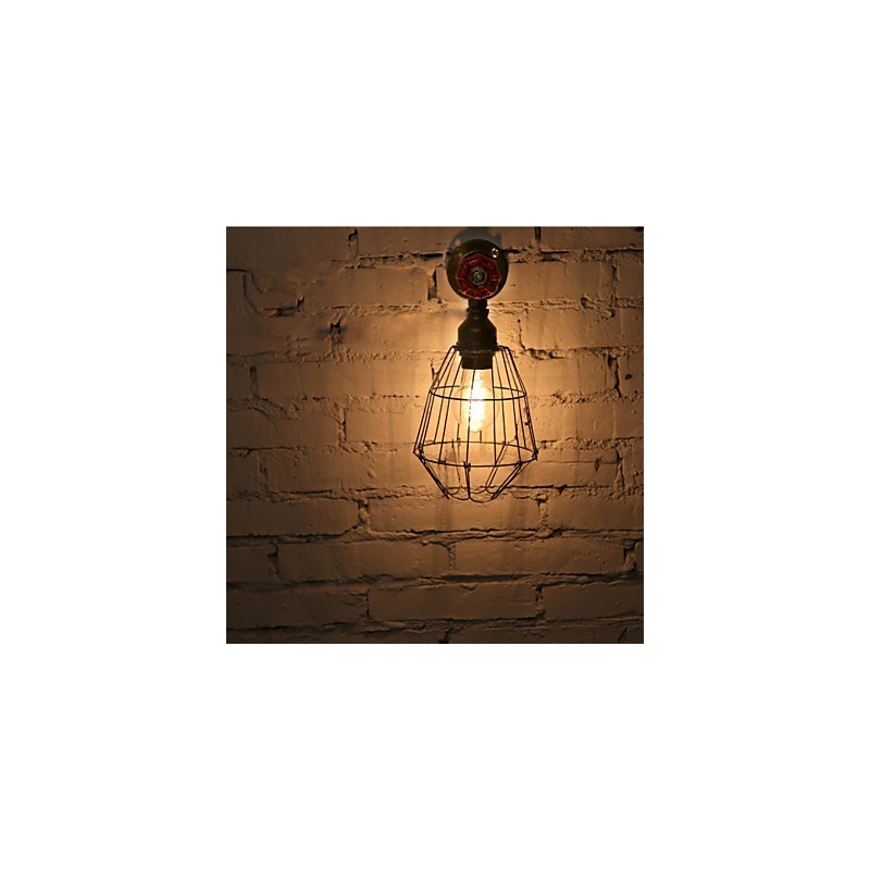 Vintage Industrial Water Pipe Seinävalaisimet Loft Edison Light baariravintolaan seinävalaisimet