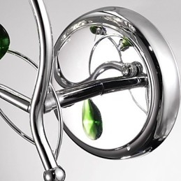 Seinälamput Kylpyhuoneen valaisimet Kynttilä Seinävalot Crystal Modern Contemporary Metal