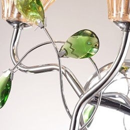Seinälamput Kylpyhuoneen valaisimet Kynttilä Seinävalot Crystal Modern Contemporary Metal