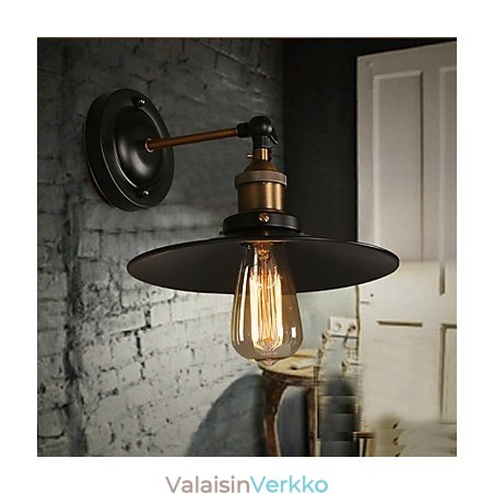 Creative Nordic Light yksipäinen musta sateenvarjo-seinävalaisin palauttaa muinaisen valon Creative Nordic Light yksipäinen musta sateenvarjo-seinävalaisin palauttaa muinaisen valon