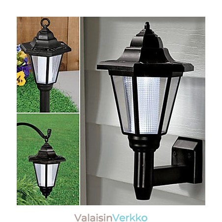 Aurinkoenergialla toimiva Outdoor Garden Path Yard Security Wall Light Maisemalamppu Aurinkoenergialla toimiva Outdoor Garden Path Yard Security Wall Light Maisemalamppu
