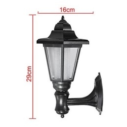 Aurinkoenergialla toimiva Outdoor Garden Path Yard Security Wall Light Maisemalamppu