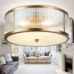 Perinteinen Klassinen Rustic Lodge Brass Metal Upload Mount