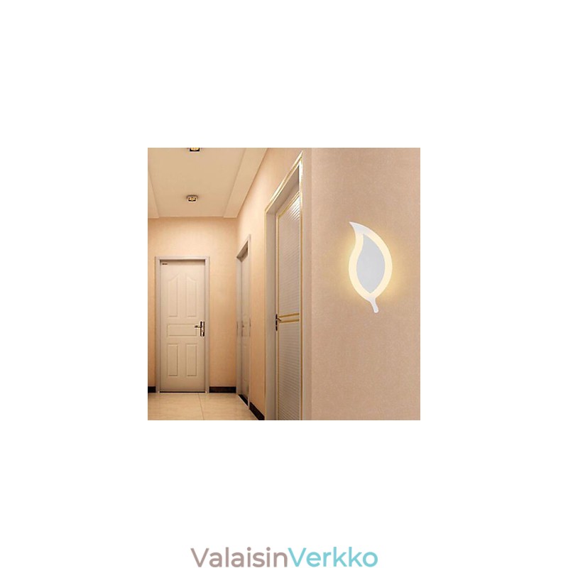 Creative Simple Fashion Modern Akryyli supistettu seinävalaisin metalliseos Small Leaves Light