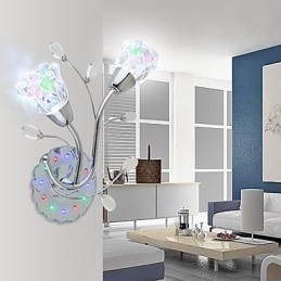Creative Flowers nykyaikaiset ja sovitetut Creative Crystal seinävalaisimet