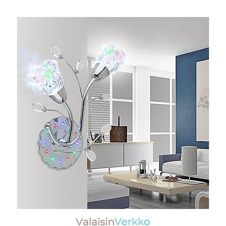 Creative Flowers nykyaikaiset ja sovitetut Creative Crystal seinävalaisimet Creative Flowers nykyaikaiset ja sovitetut Creative Crystal seinävalaisimet