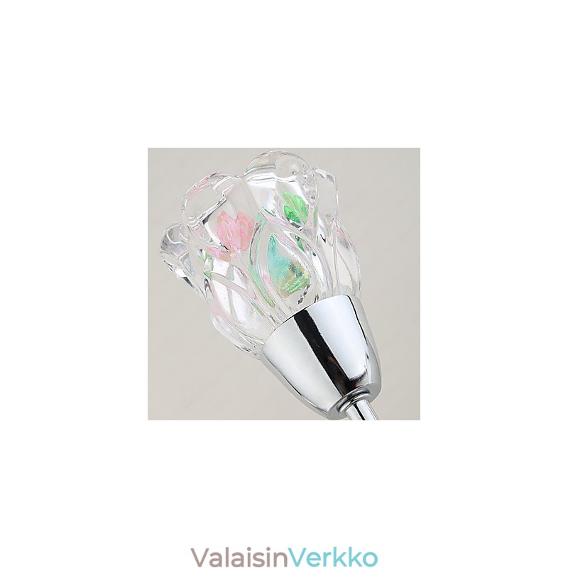Creative Flowers nykyaikaiset ja sovitetut Creative Crystal seinävalaisimet