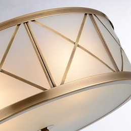 Perinteinen Klassinen Rustic Lodge Brass Metal Upload Mount