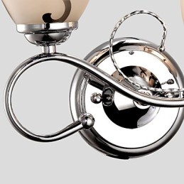 Seinävalaisimet Crystal Modern Contemporary Metal