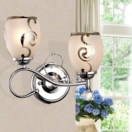 Seinävalaisimet Crystal Modern Contemporary Metal