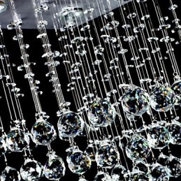 Moderni nykyaikainen kristalli galvanoitu uppoteline