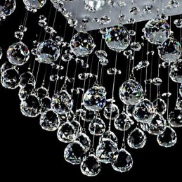 Moderni nykyaikainen kristalli galvanoitu uppoteline