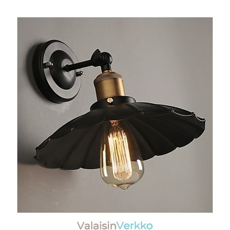Creative portaikko entisöivä muinaisia tapoja yksipää musta mekko takorautainen seinävalaisin Creative portaikko entisöivä muinaisia tapoja yksipää musta mekko takorautainen seinävalaisin