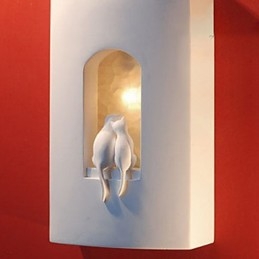 Muoti Lämmin lastenhuone Riippuva valo Creative Kitty Kipsiseinävalaisimet