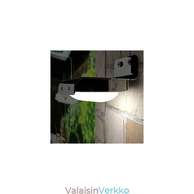 Äänitunnistin ulkona aurinkoenergialla toimiva valolamppu maisemapuutarhaseinä-aita