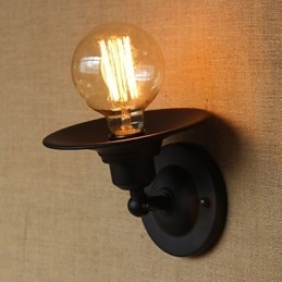 Retro-minimalistinen sängyn vieressä käytävä portaat Parveke koristeellinen seinävalaisin