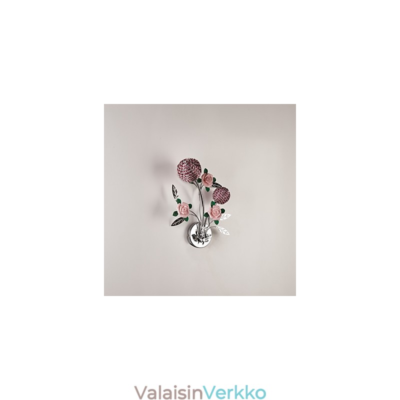 Seinävalaisimet Crystal Modern Contemporary Metal