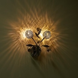 Seinävalaisimet Crystal Mini Style Modern Contemporary Metal