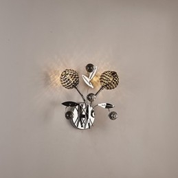 Seinävalaisimet Crystal Mini Style Modern Contemporary Metal