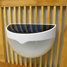 Uusi äänen ja valon säätö aurinkoseinälamppu Puutarhavalaisin aita Lamp Lights Villa