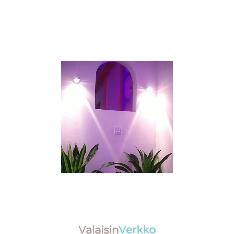 Moderni seinävalaisin sirontavalolla Scifi Design