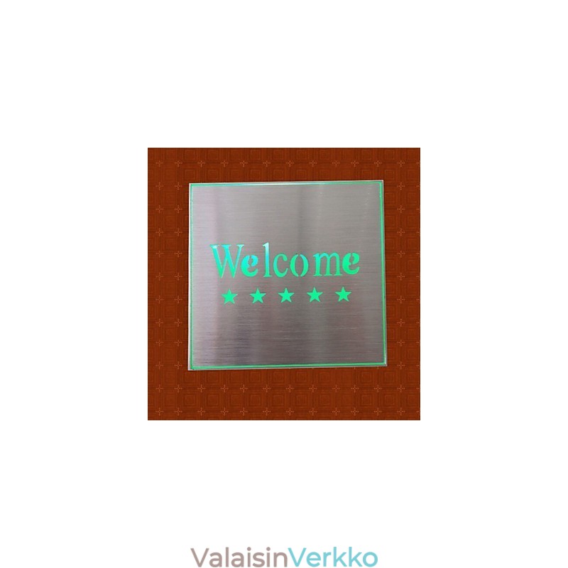 Hotel Market Tervetuloa merkkivalolamppu Creative Bar Malli seinävalaisimet metallia