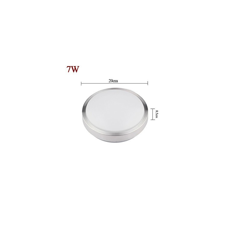 Uppoasennusvalot 7W Light Pyöreä Yksinkertainen Moderni Halkaisija 20cm