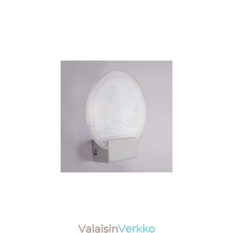 Akryyliseinävalaisin PVC-lamppuvalosiru Moderni nykyaikainen metalli 5W