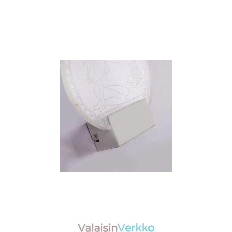 Akryyliseinävalaisin PVC-lamppuvalosiru Moderni nykyaikainen metalli 5W