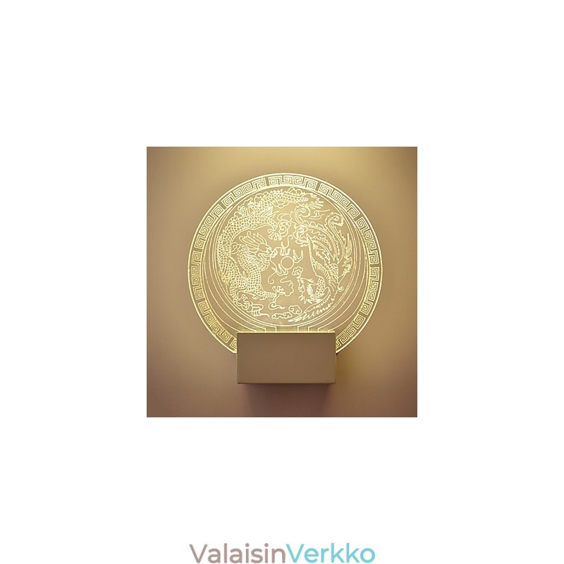 Seinävalaisimet PVC-lamppu Valo moderni nykyaikainen metalli
