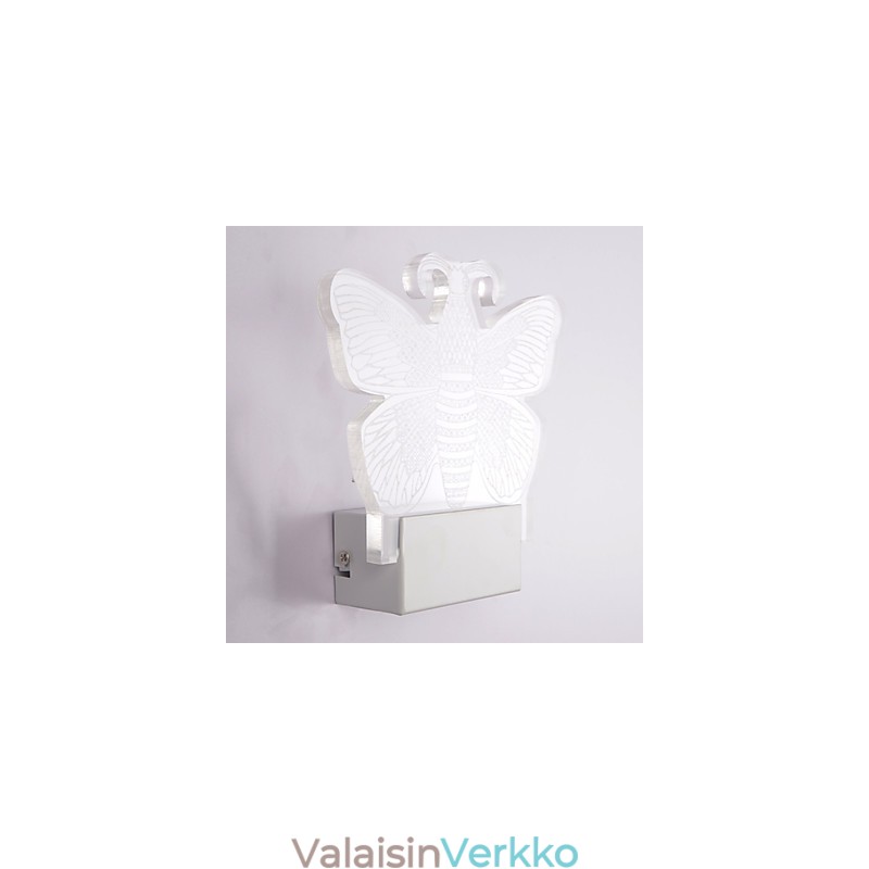 Akryyliseinävalaisin PVC-lamppu Valo moderni nykyaikainen metalli