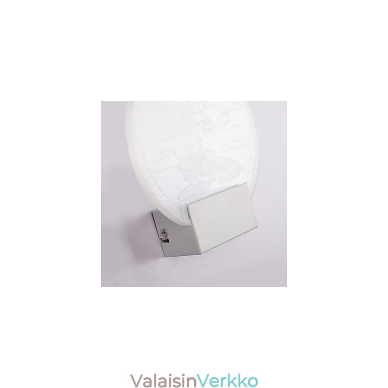 Akryyliseinävalaisin PVC-lamppu Valo moderni nykyaikainen metalli