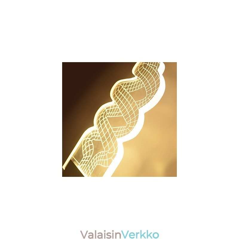 Akryyliseinävalaisin PVC-lamppu valosiru Moderni nykyaikainen metalli